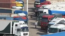 صف 7  روزه کامیون‌های ایرانی در مرز دوغارون