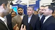 بازدید اسلامی از غرفه شرکت فرودگاه‌ها در نمایشگاه حمل‌ونقل