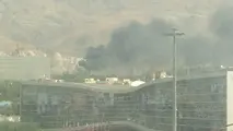 آتش سوزی در نمایشگاه بین المللی تهران