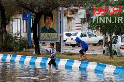 آبگرفتگی معابر در آبادان