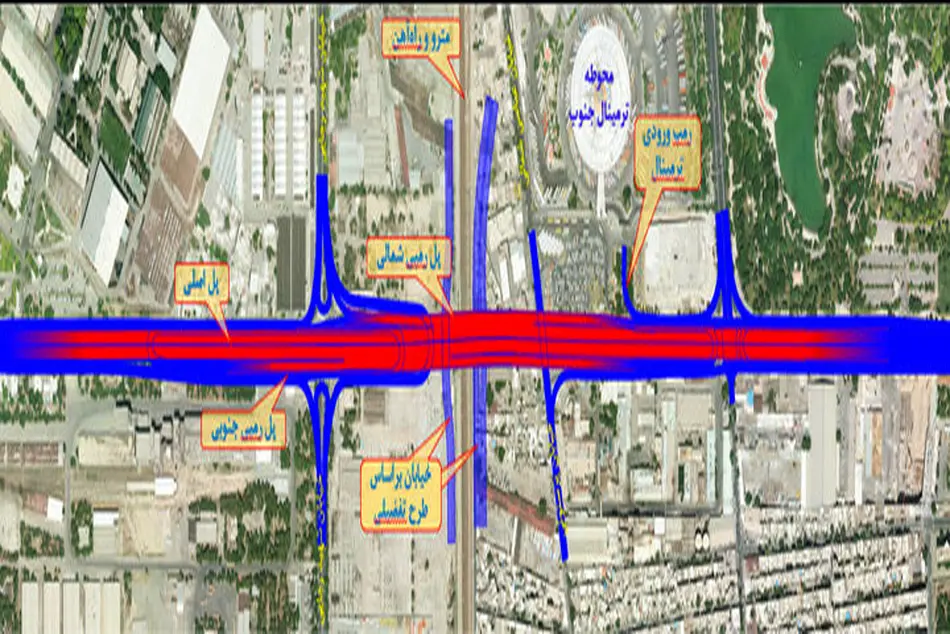 کاهش چالش های ترافیکی پایانه جنوب و خیابان رجایی