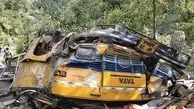 ۱۶ کشته در پی سقوط اتوبوس به دره در هند 