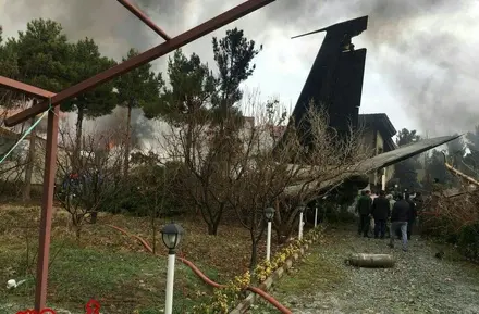 سقوط هواپیما قرقیزستانی در صفادشت