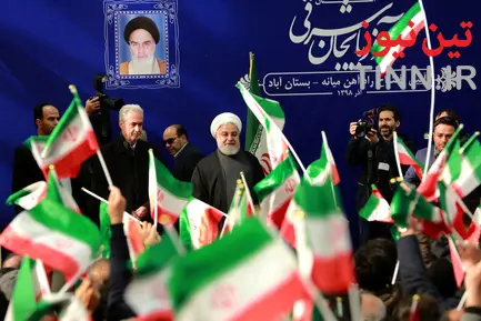 مراسم افتتاح راه آهن میانه - بستان آباد