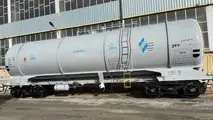 نخستین واگن حمل بنزین ساخت ایران در اراک رونمایی شد