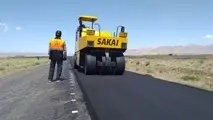 اتمام عملیات روکش آسفالت گرم محور قاین-علی آباد بطول 8 کیلومتر 