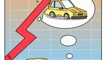 کاریکاتور/ توقف نوسازی تاکسی‌ها