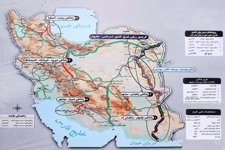 راه آهن زاهدان یونسی و پندی از پروژه سالار شادمهر