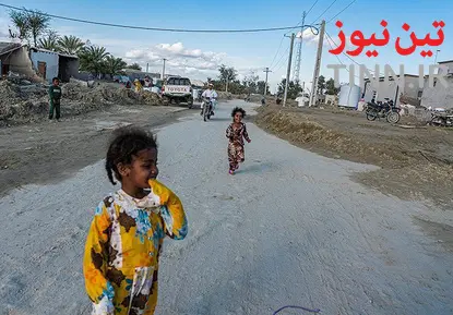 مناطق سیل زده دشتیاری چابهار
