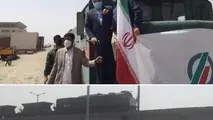 ورود اولین قطار به شهر خاش