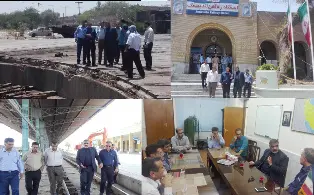 بازدیددکترفریدون حسنونداز پروژه های در حال اجرای  اداره کل راه آهن زاگرس