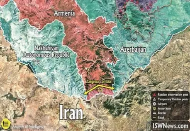 کریدور زنگزور تحت حاکمیت ارمنستان باقی می ماند