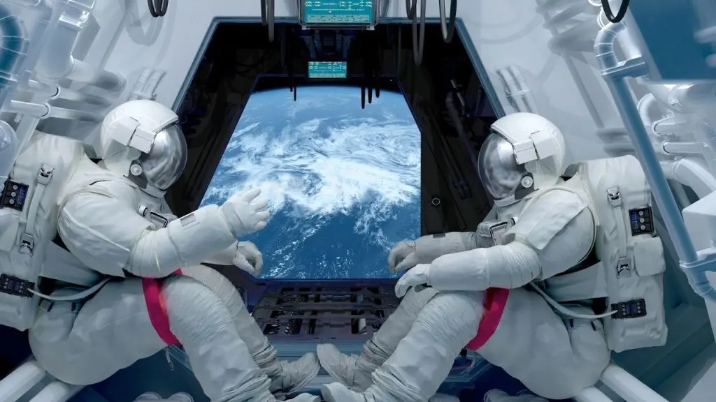 فیلم | لحظه ورود فضانوردان به ایستگاه فضایی بین المللی