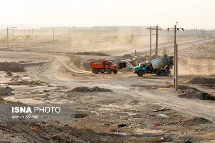 گزارش تصویری اجرای پروژه آزادراه شهید سلیمانی قم  (3)
