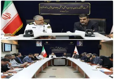 برگزاری نشست مشترک سازمان راهداری و حمل‌ونقل جاده‌ای با پلیس راهور فراجا