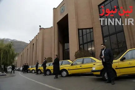 مراسم رونمایی از ناوگان نوسازی شده تاکسیرانی