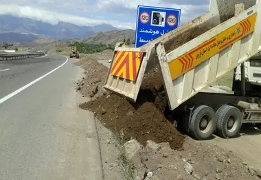 لکه‌گیری محورهای روستای و اصلی بخش طارم سفلی

