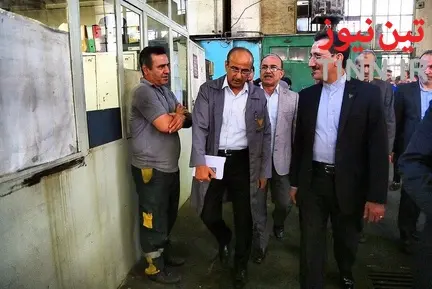 دیدار سعید رسولی با کارگران کارخانجات تعمیرات اساسی لکوموتیو و قطارها