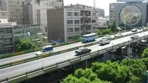 مسیر شرق به غرب پل کریمخان بازگشایی شد