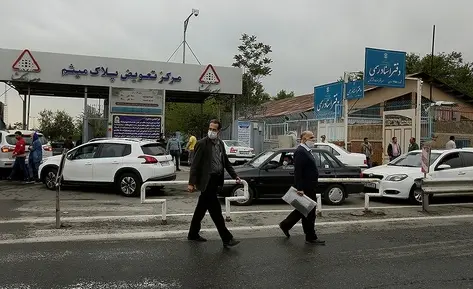 ازدحام مرکز تعویض پلاک خودرو تهران
