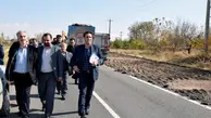 بازدید قائم‌مقام وزیر راه و شهرسازی از پروژه‌های راهسازی مرند