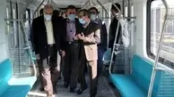 بازدید رئیس کمیسیون عمران و حمل و نقل شورای شهر از قطار ملی مترو