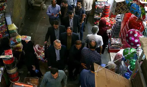 لاریجانی در بازار