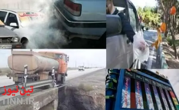 برخورد با بیش از هشت هزار خودرو آلاینده در مشهد