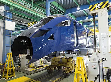Hitachi trainsets for Hull Trains under construction