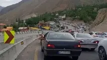 ترافیک سنگین در محور هراز و چالوس/ بارش برف و باران در ۷ استان کشور