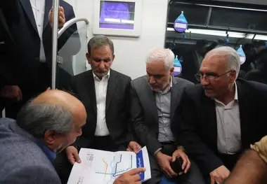 افتتاح مترو اصفهان با حضور جهانگیری