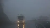 جاده‌های خراسان رضوی مه‌آلود است