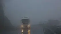 جاده‌های خراسان رضوی مه‌آلود است