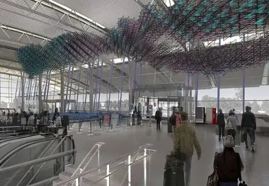 Washington University students create new sculpture for St. Louis Lambert Airport, US