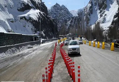 آزادراه تهران- شمال زیر بار ترافیک رفت 