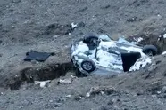 سقوط «دنا» به دره در جاده چالوس/ ۳ نفر کشته شدند