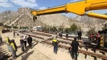 تعویض سوزن ورودی جنوب ایستگاه سپیددشت