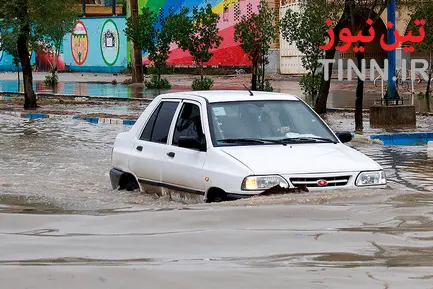 آبگرفتگی معابر در آبادان