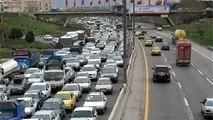ترافیک سنگین صبحگاهی در آزادراه قزوین-کرج و کرج-تهران 