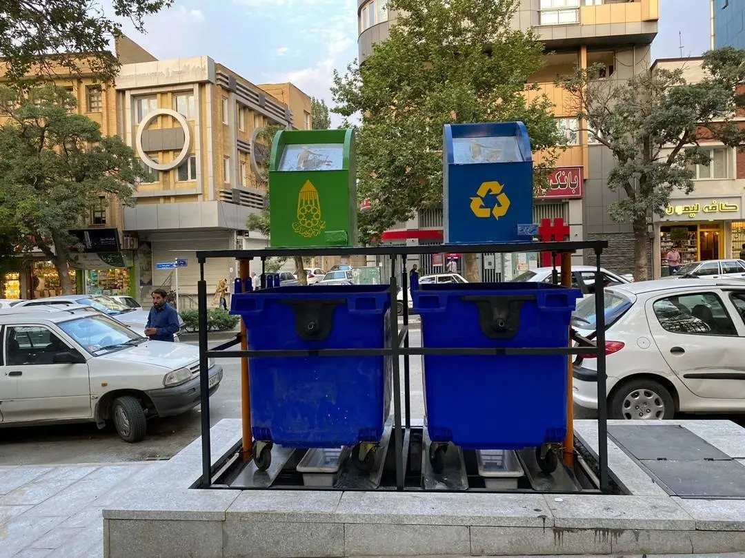 اولین بار در شهر همدان، اجرای مخازن زیرزمینی مکانیزه زباله
