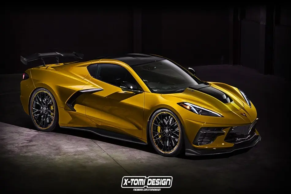 2020 Corvette Stingray Already Gets ZR1 Treatment In New Rendering