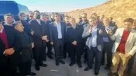 وزیر راه وشهرسازی از محور یزد- طبس بازدید کرد 