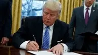 ترامپ دستور تحریم‌های ضدایرانی را امضا کرد