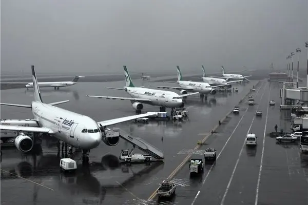 بیشترین بارندگی ۲۴ ساعت اخیر تهران در فرودگاه امام(ره) ثبت شد          