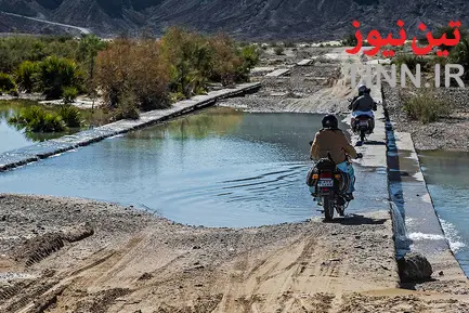 خسارات سیل به عشایر بورک شهرستان نیکشهر