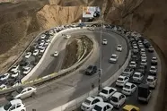 ترافیک وسایل نقلیه در برخی از محورهای شمالی و پایتخت کشور