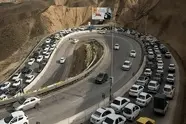 ترافیک سنگین در محورهای چالوس و هراز