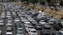 ترافیک سنگین در ورودی های پایتخت؛ آزادراه قزوین–کرج–تهران پرترافیک ترین جاده امروز