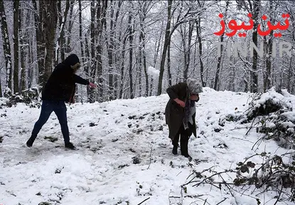 بارش برف در ارسباران،‌ بهشهر و لاهیجان