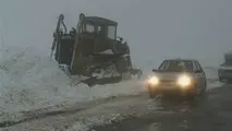  محور هراز به دلیل بارش برف مسدود شد